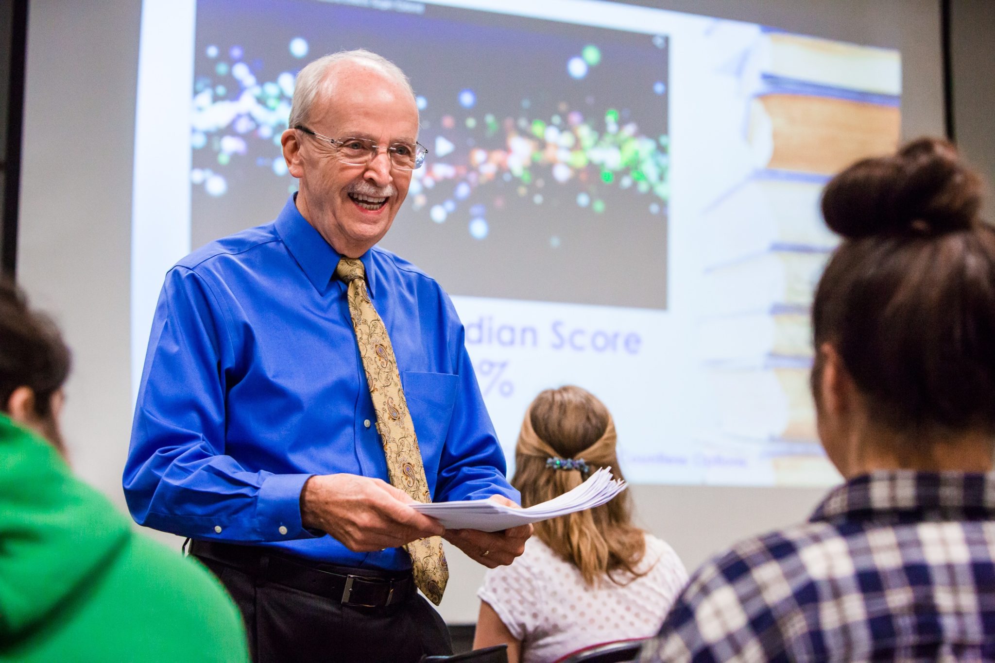 Brent Kendrick teaches a class during his time at laurel ridge community college.
