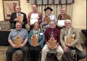 April 3, Award Winners from The Mason-Dixon Outdoor Writers Association Conference: Rob and Ann Simpson are seated left to right