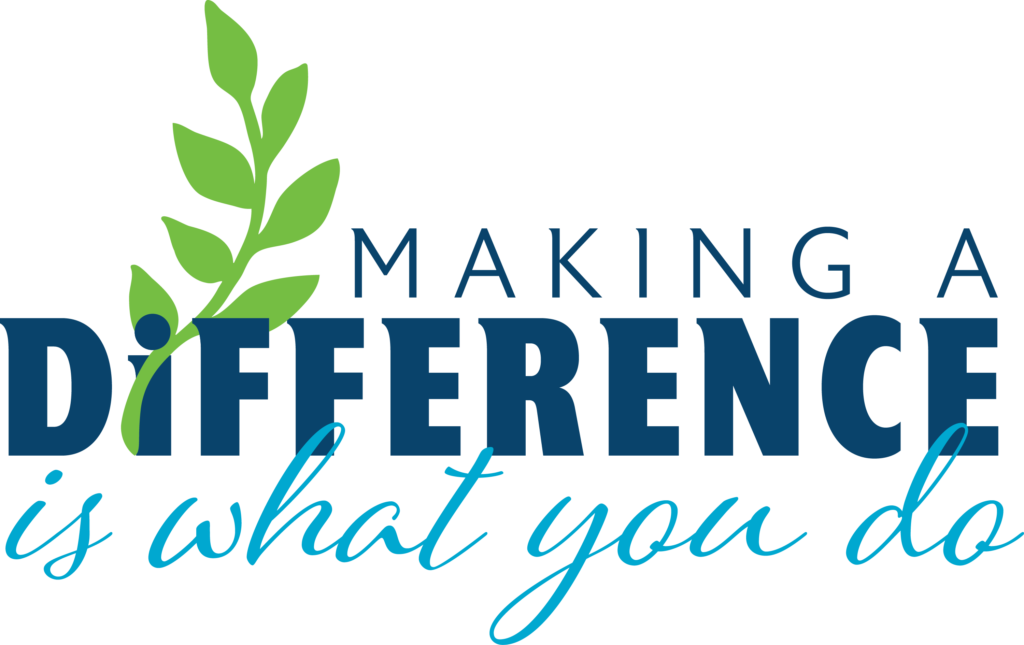 making a difference is what you do logo