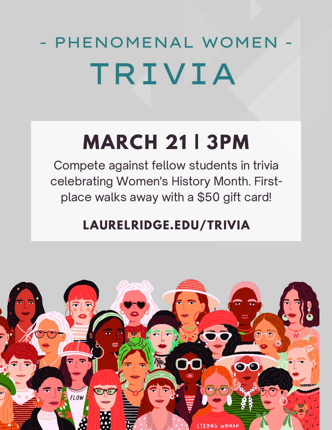 March Trivia flyer