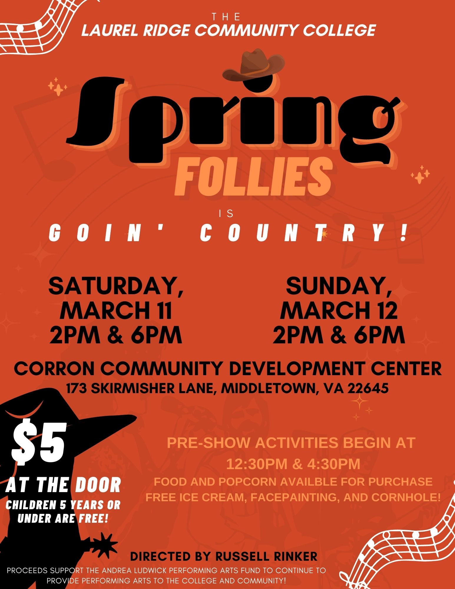 Spring Follies 2023 flyer
