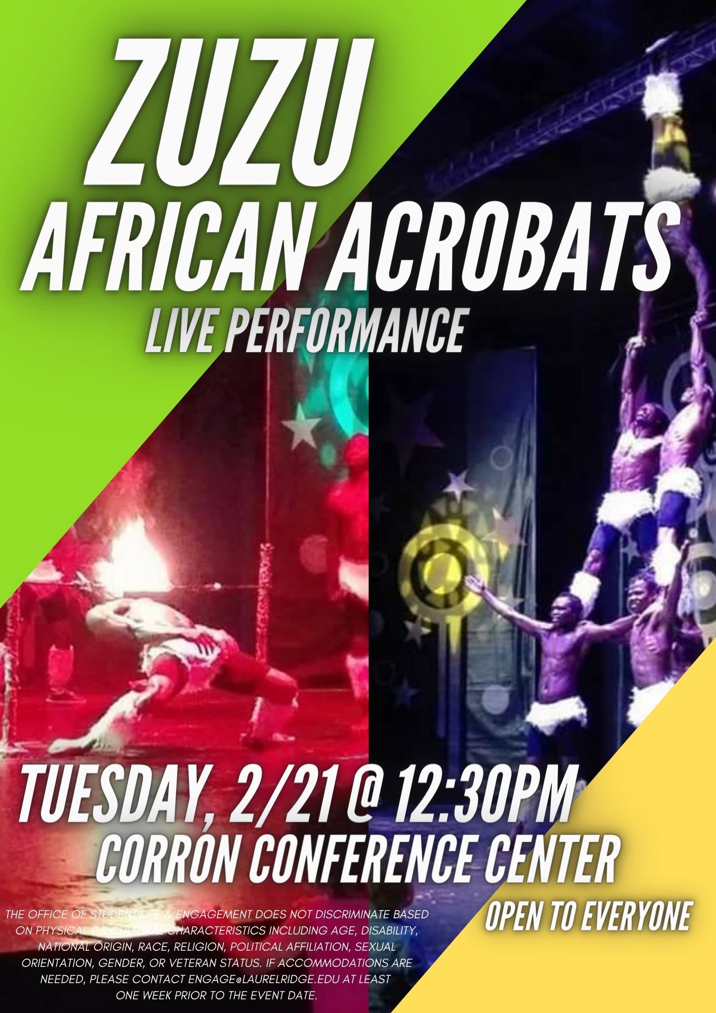 Zuzu African Acrobats in-person