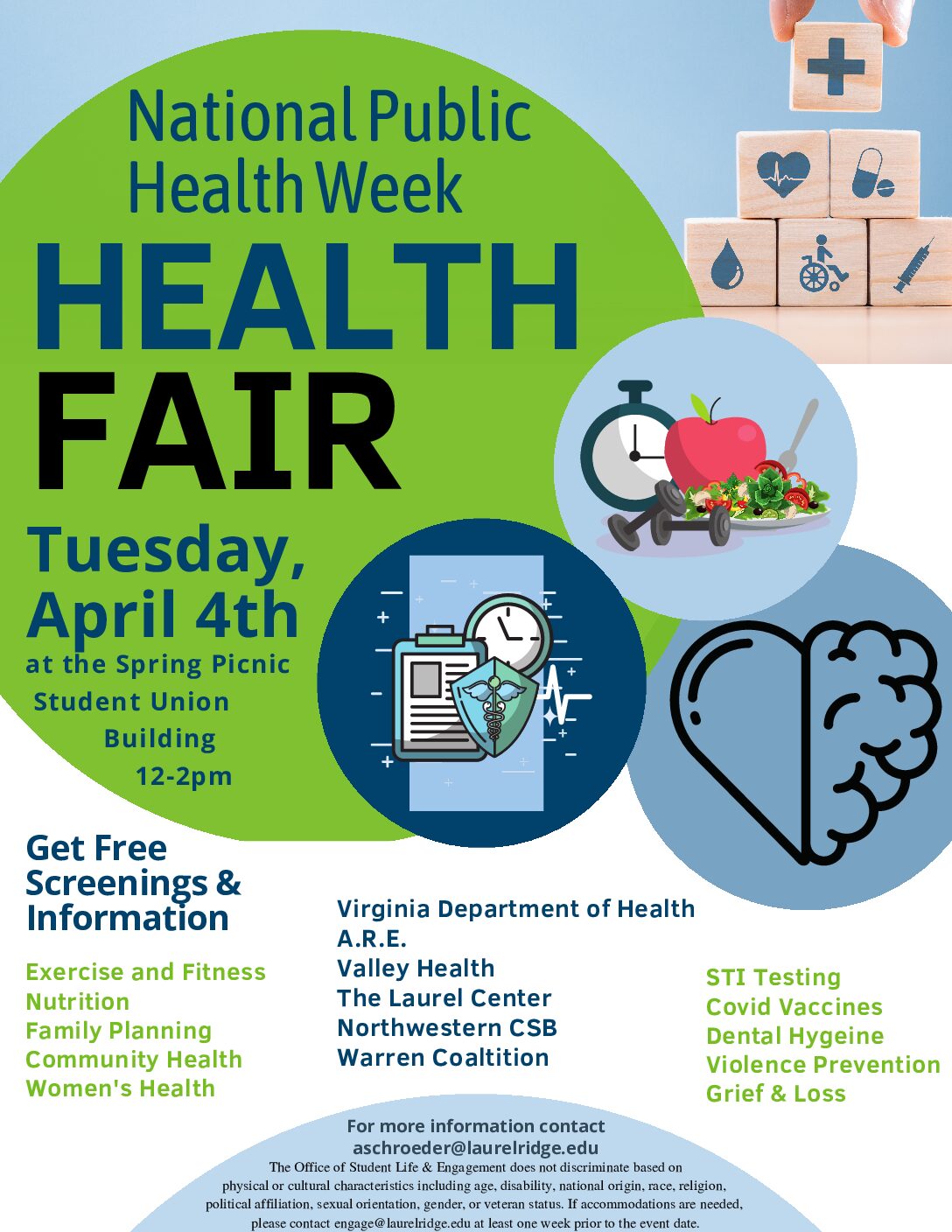 Health Fair ‣ Laurel Ridge Community College Health Fair ‣ Laurel Ridge Community College