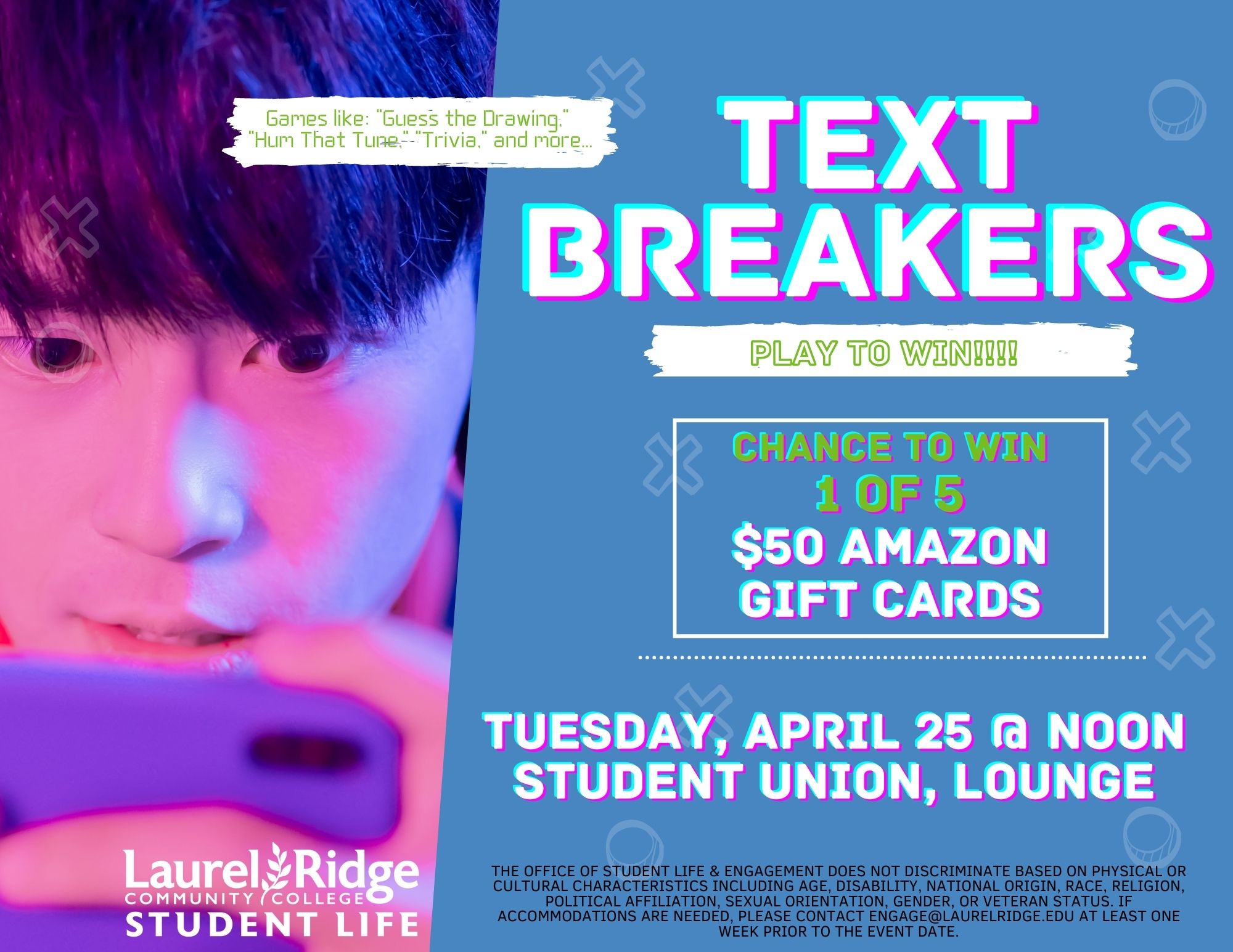 Text Breakers flyer