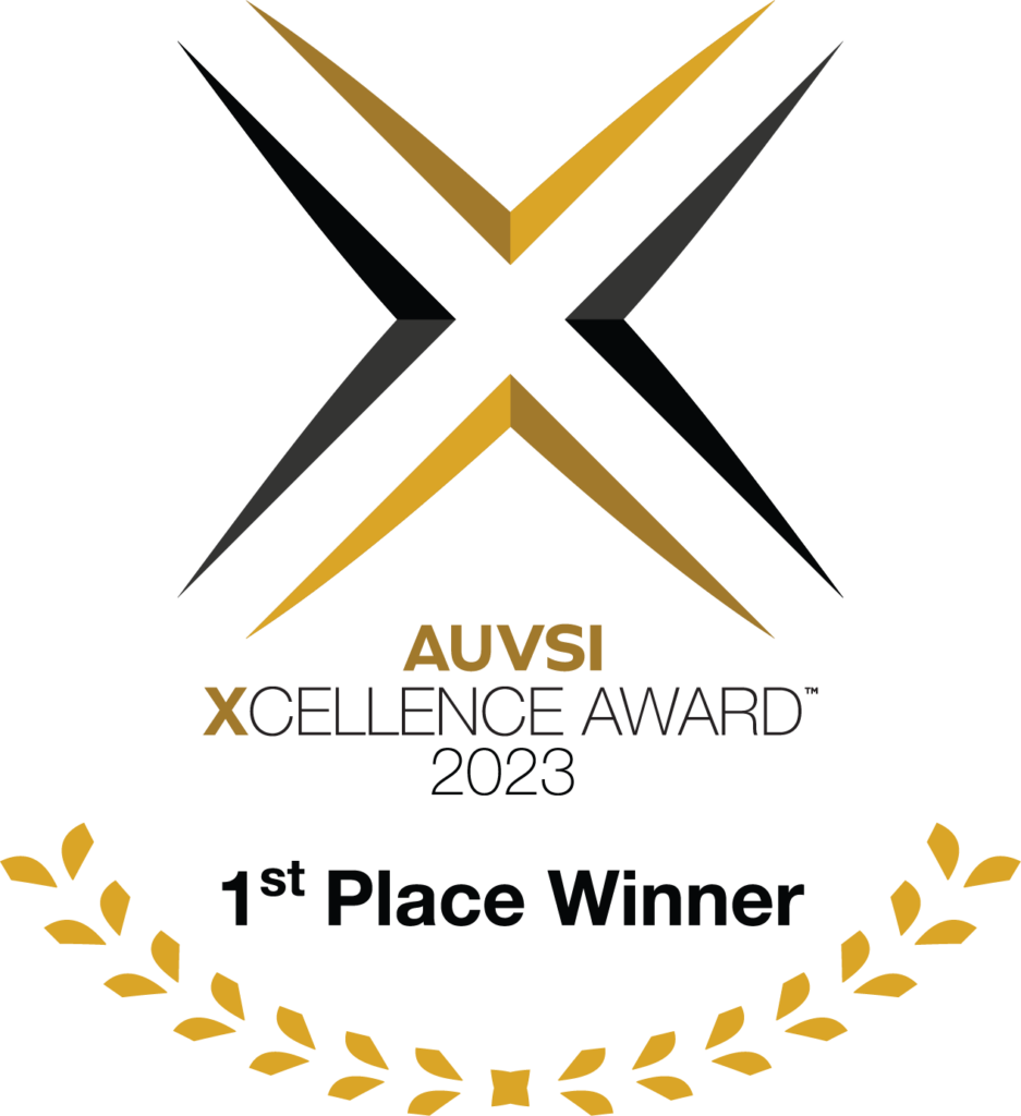 AUVSI Xcellence award 2023 1st Place Winner logo