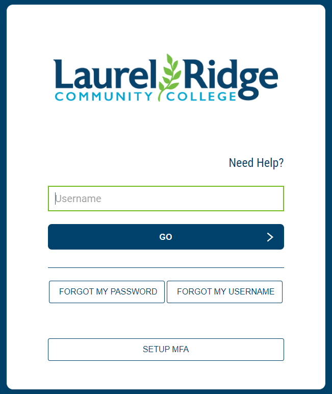 Multi-Factor Authentication (MFA) Setup ‣ Laurel Ridge Community College