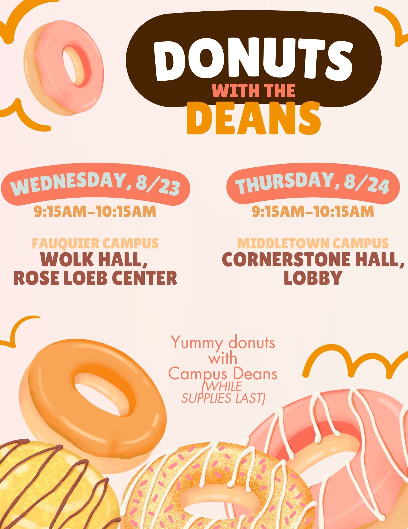 Donuts with the Deans - Fall 23