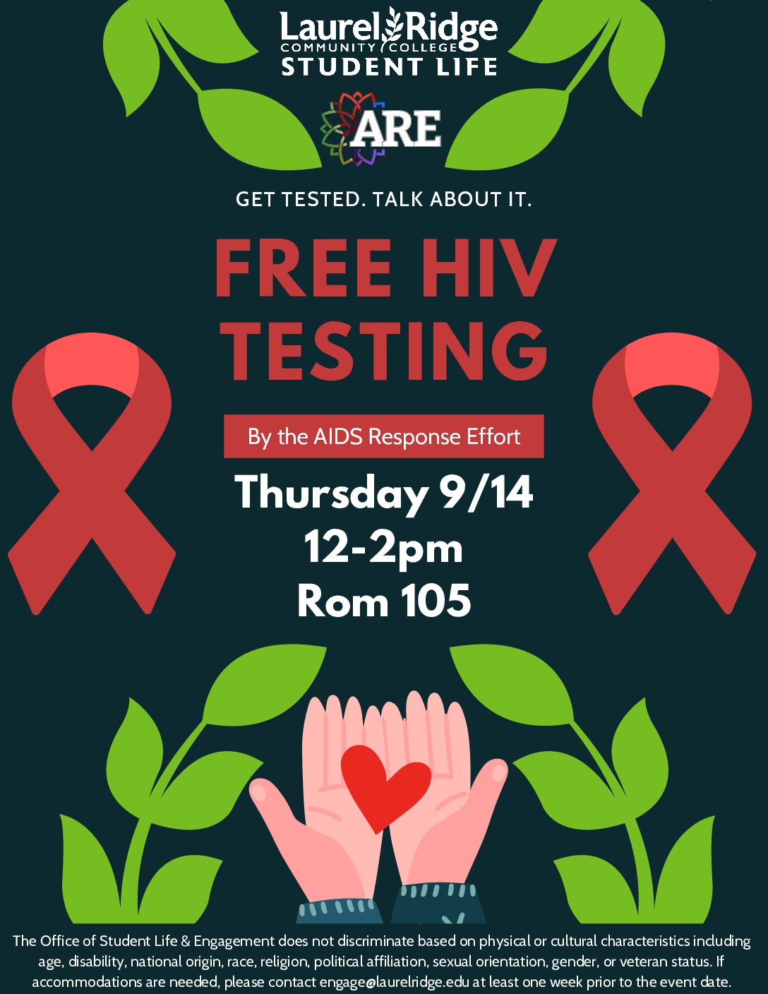 Luray HIV Testing flyer