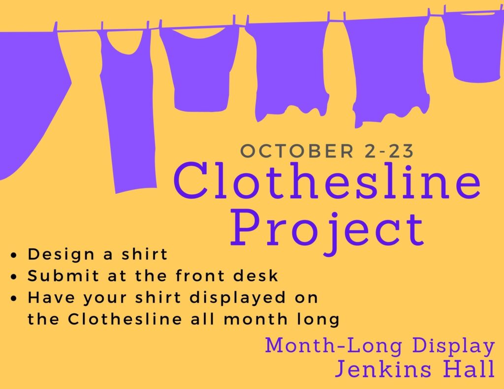 Clothesline Project flyer