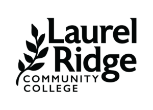 Laurel Ridge Logo - Vertical - Black