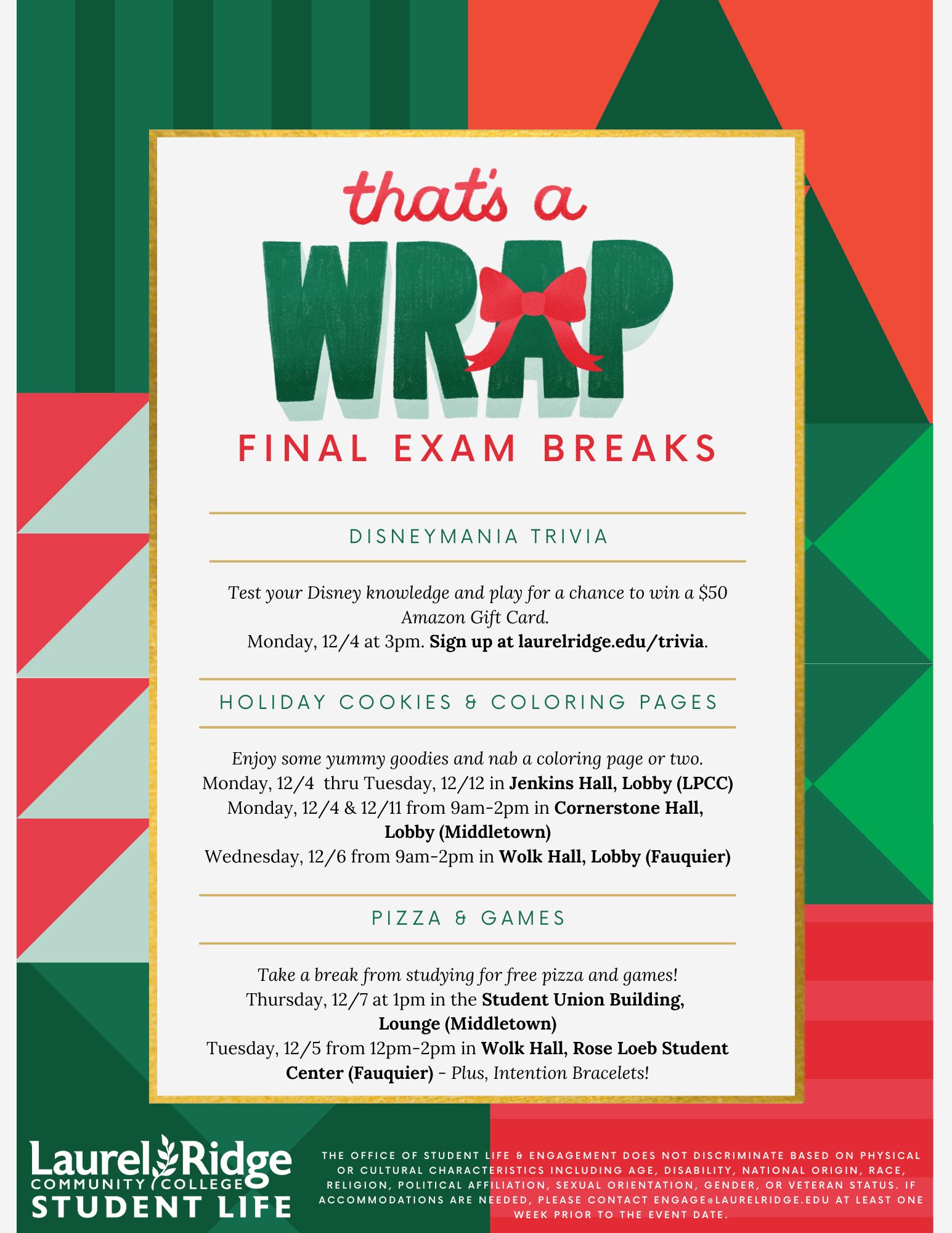 That's a Wrap - Final Exam Break Fall 23
