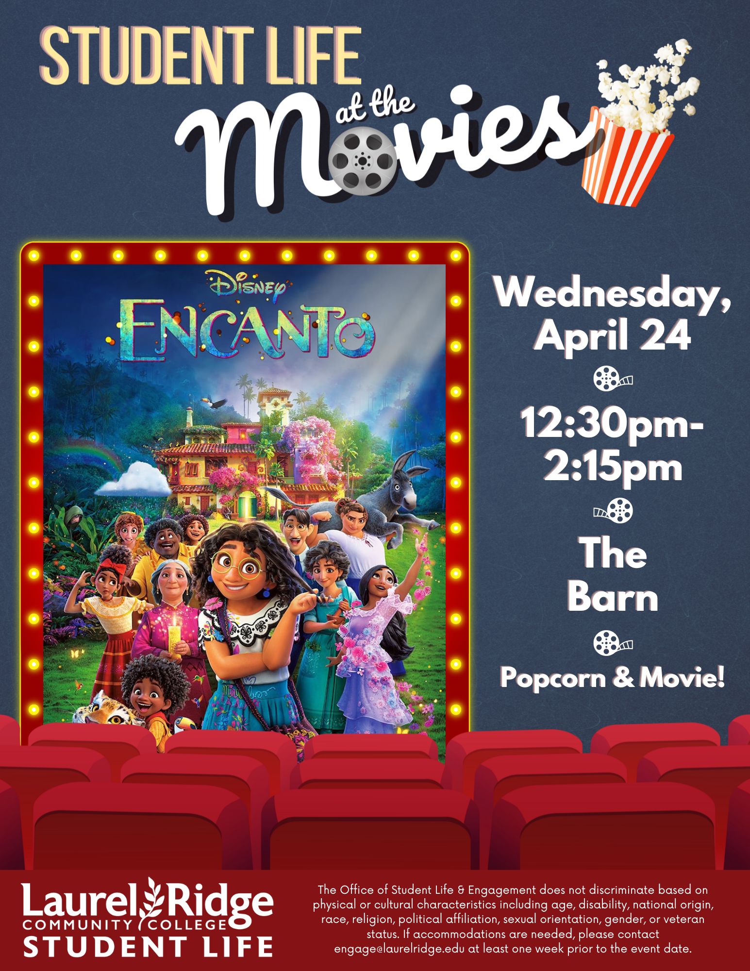 Student Life at the Movies flyer