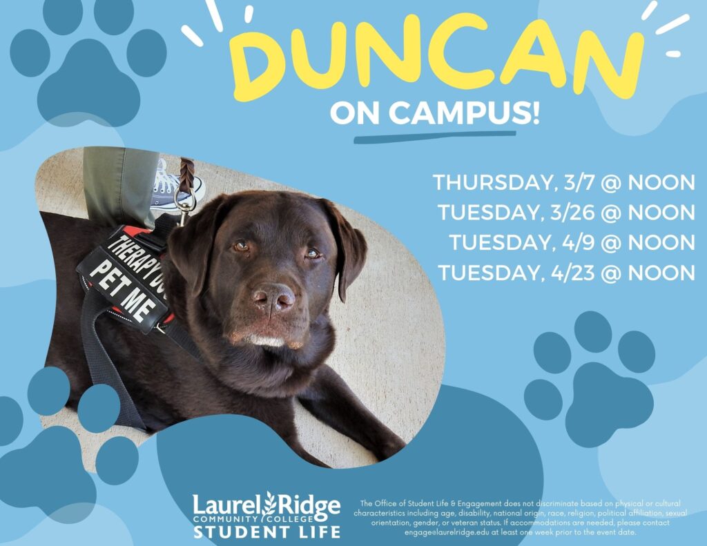 Duncan on Campus flyer