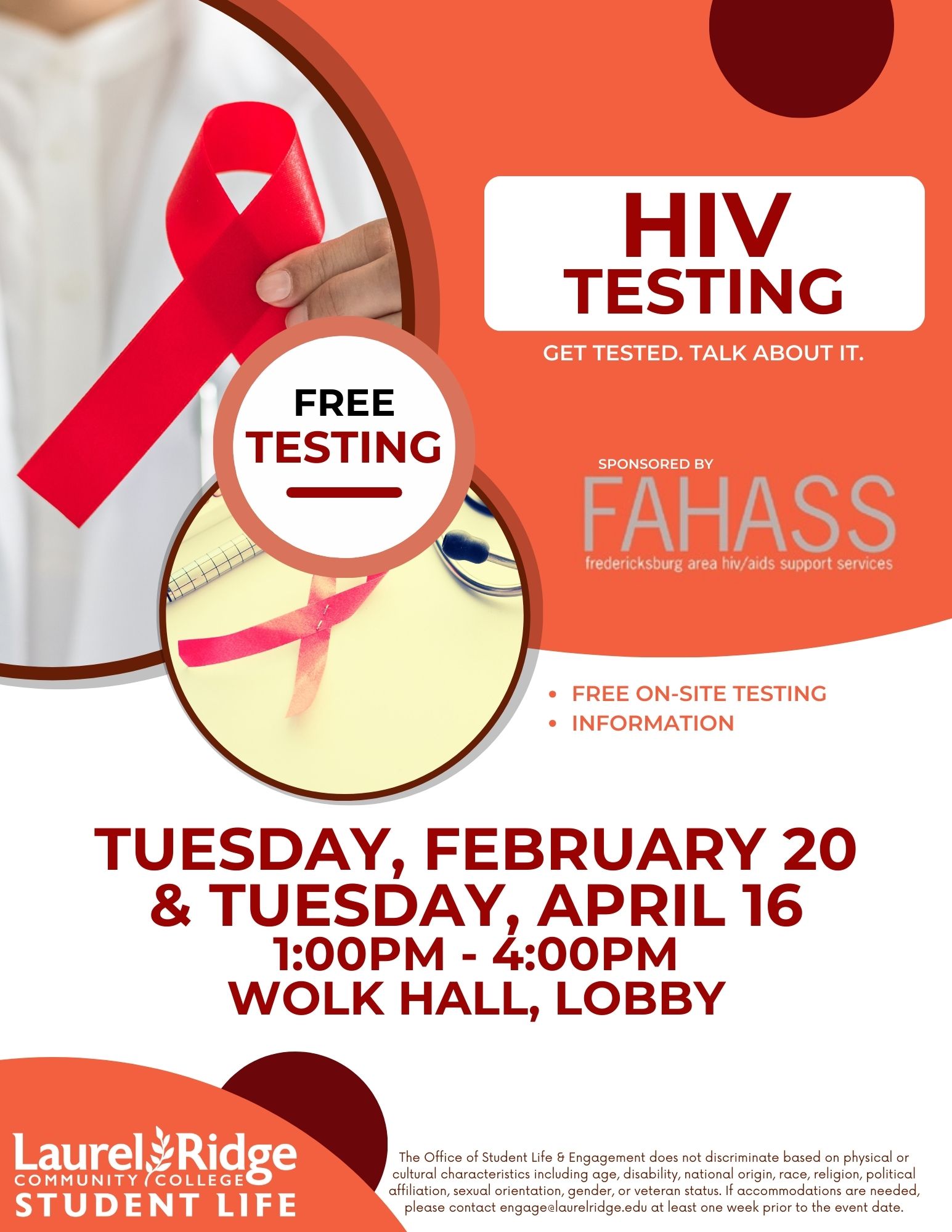 HIV testing flyer