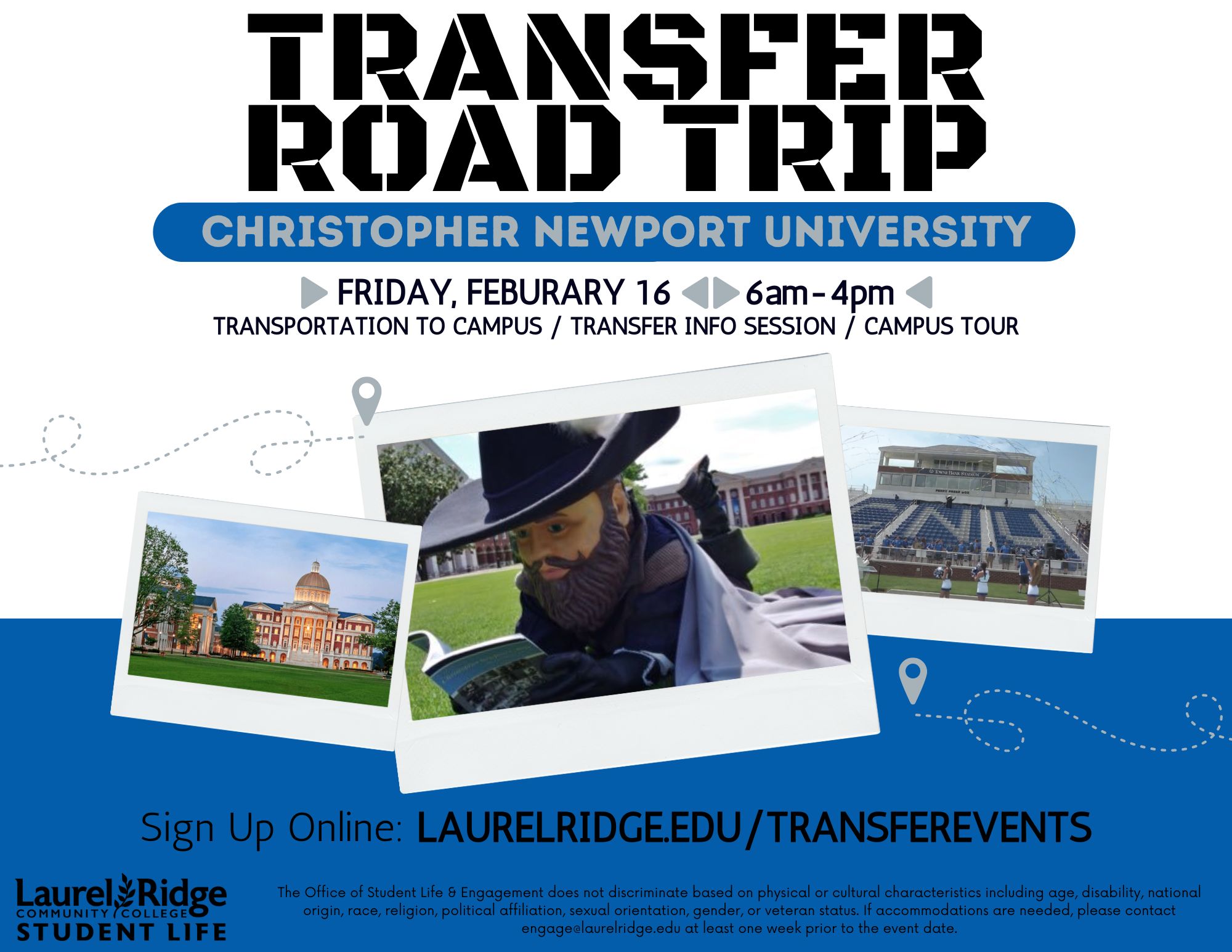 Transfer Road Trip flyer