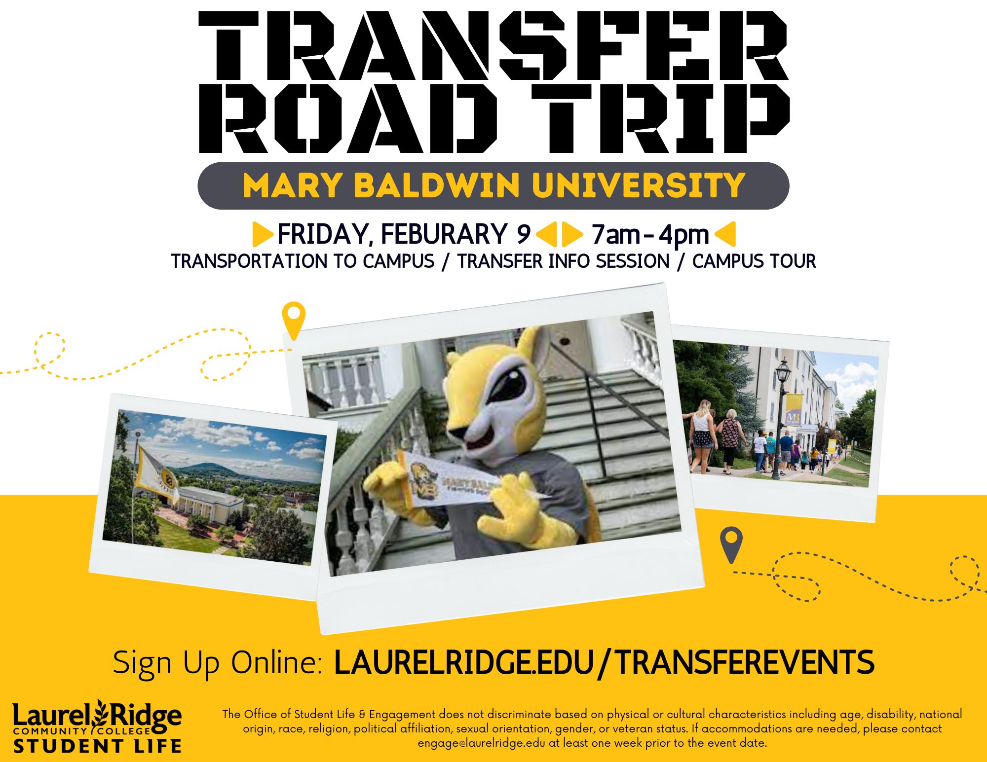Transfer Road Trip flyer