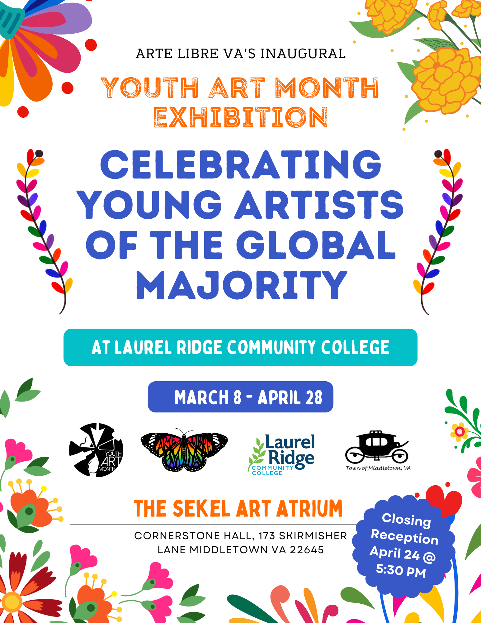 ALVA Youth Art Month Flyer