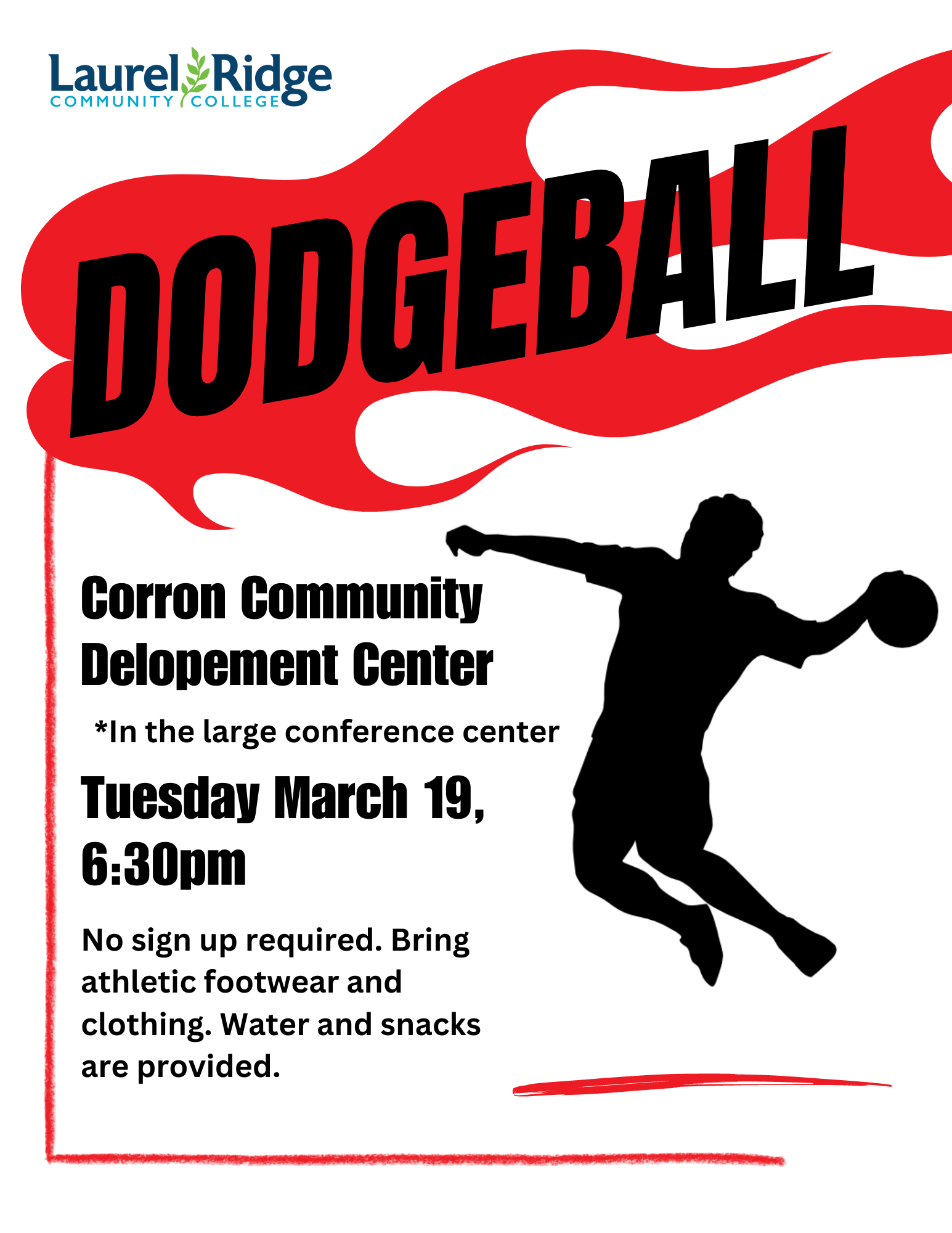 Dodgeball flyer