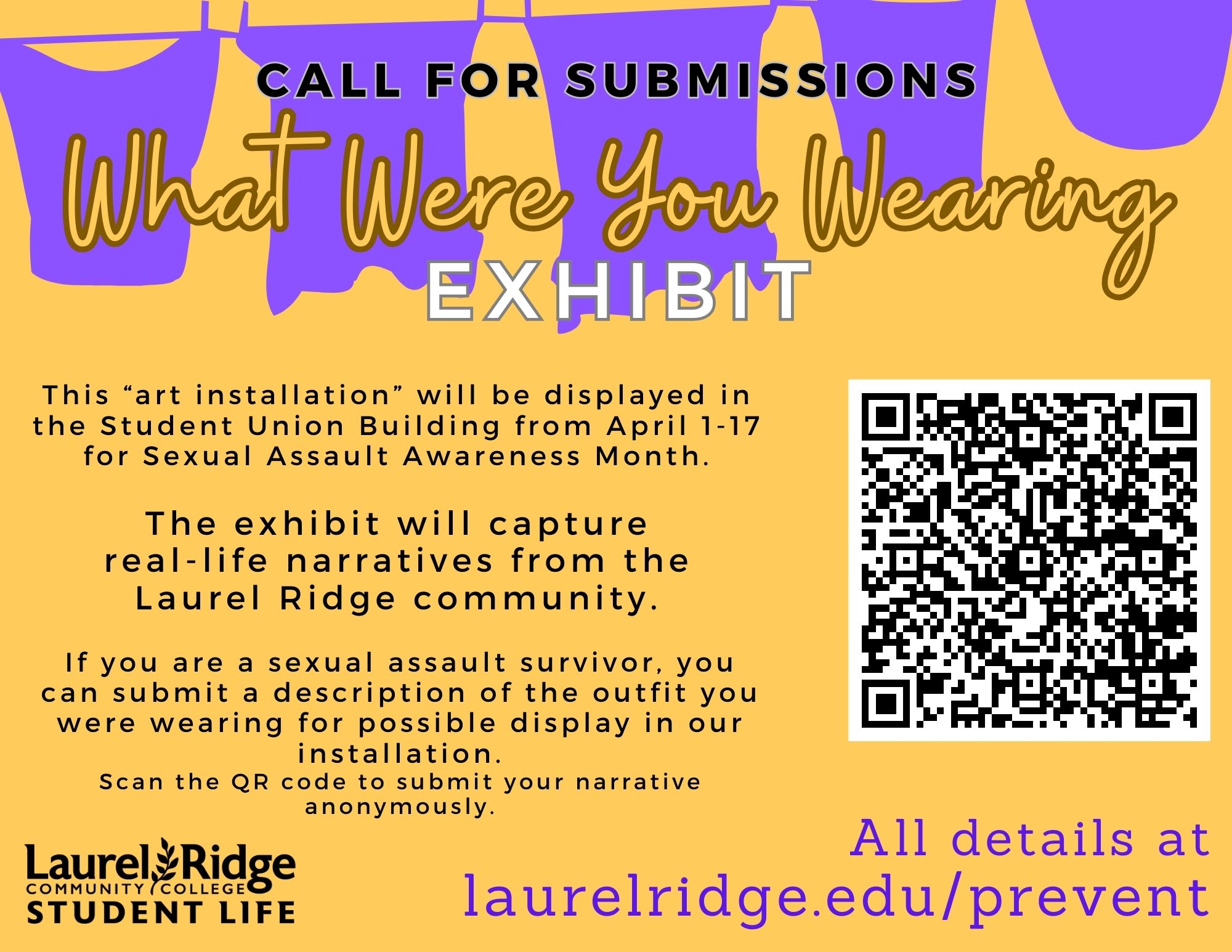 What Were You Wearing Exhibit Call for Submissions