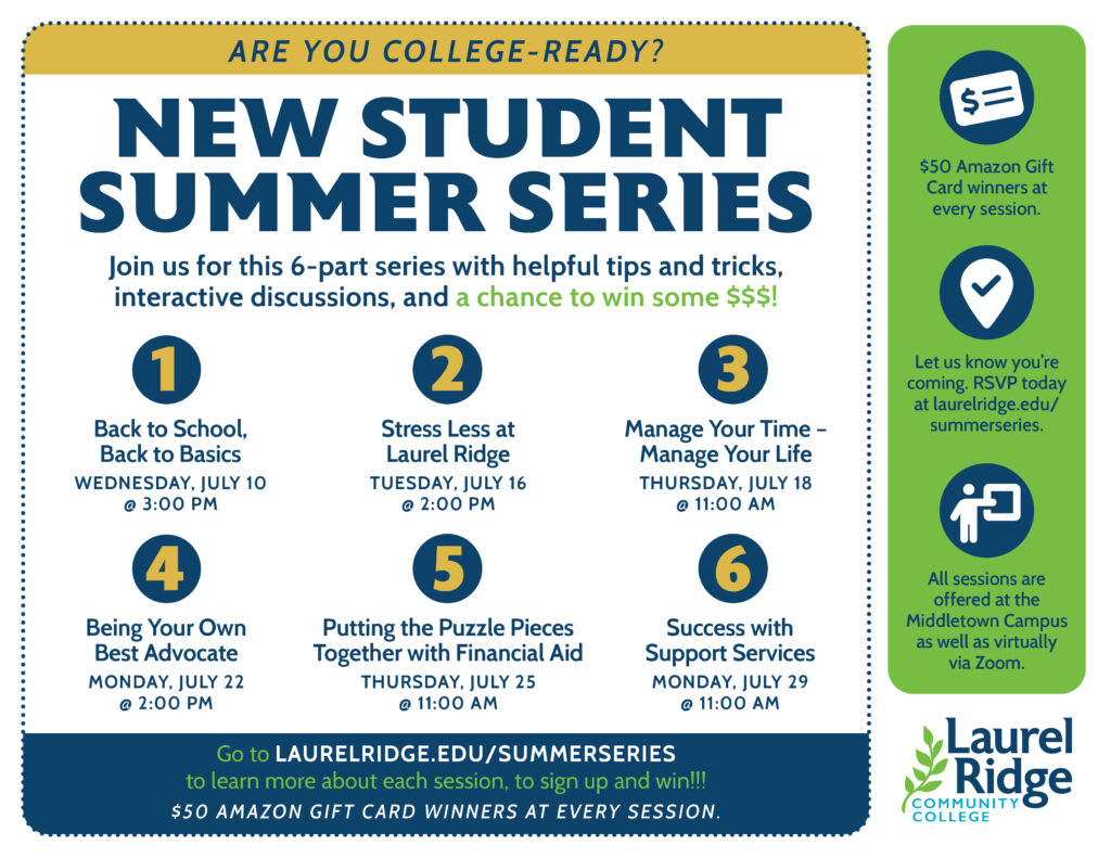 New-Student-Summer-Series Flyer