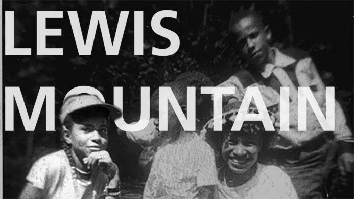 Lewis Mountain text with children