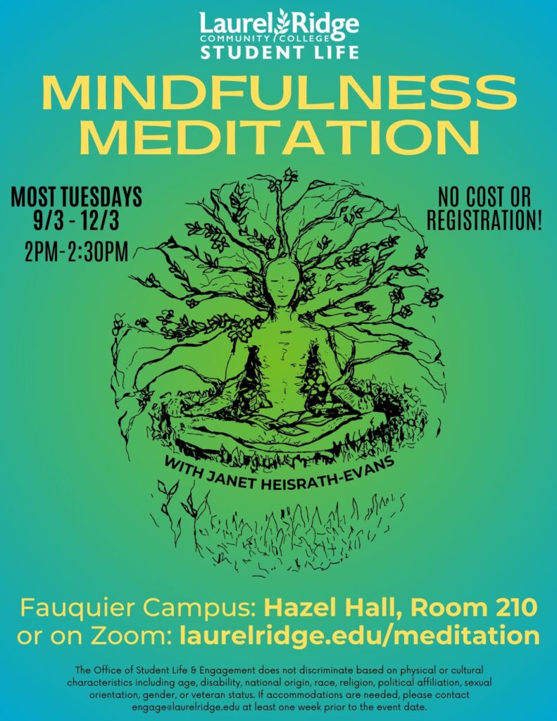 Mindful Meditation flyer