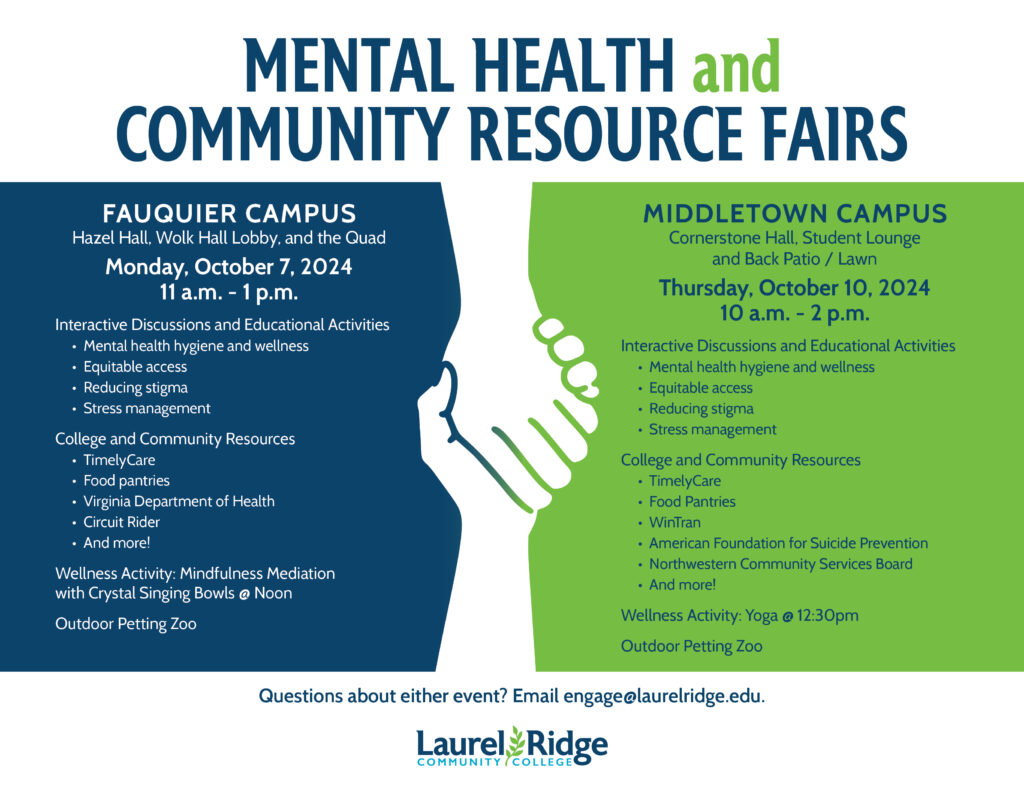 Mental Health and Community Resources Fair Flyer