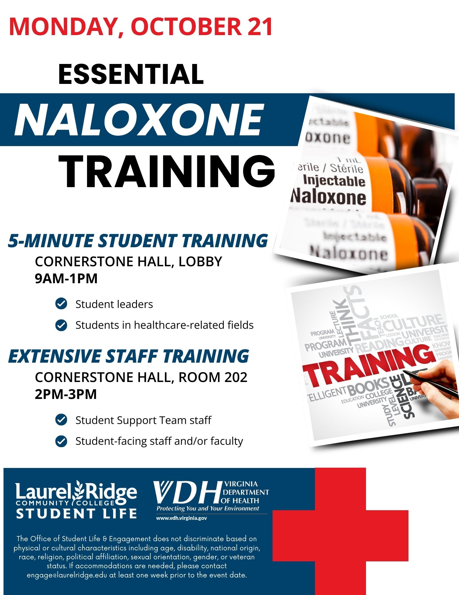 Naloxone Training flyer