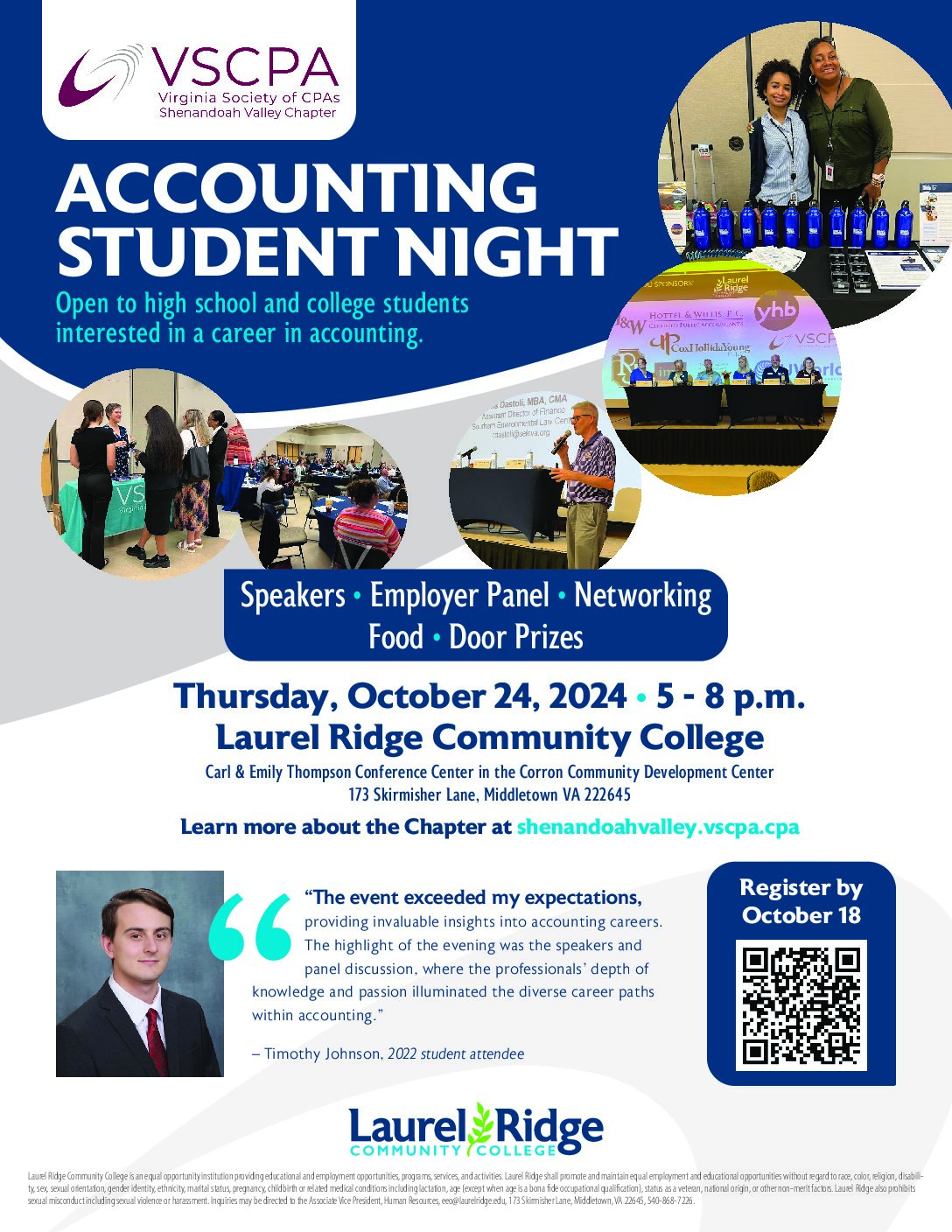 Accounting student night flyer