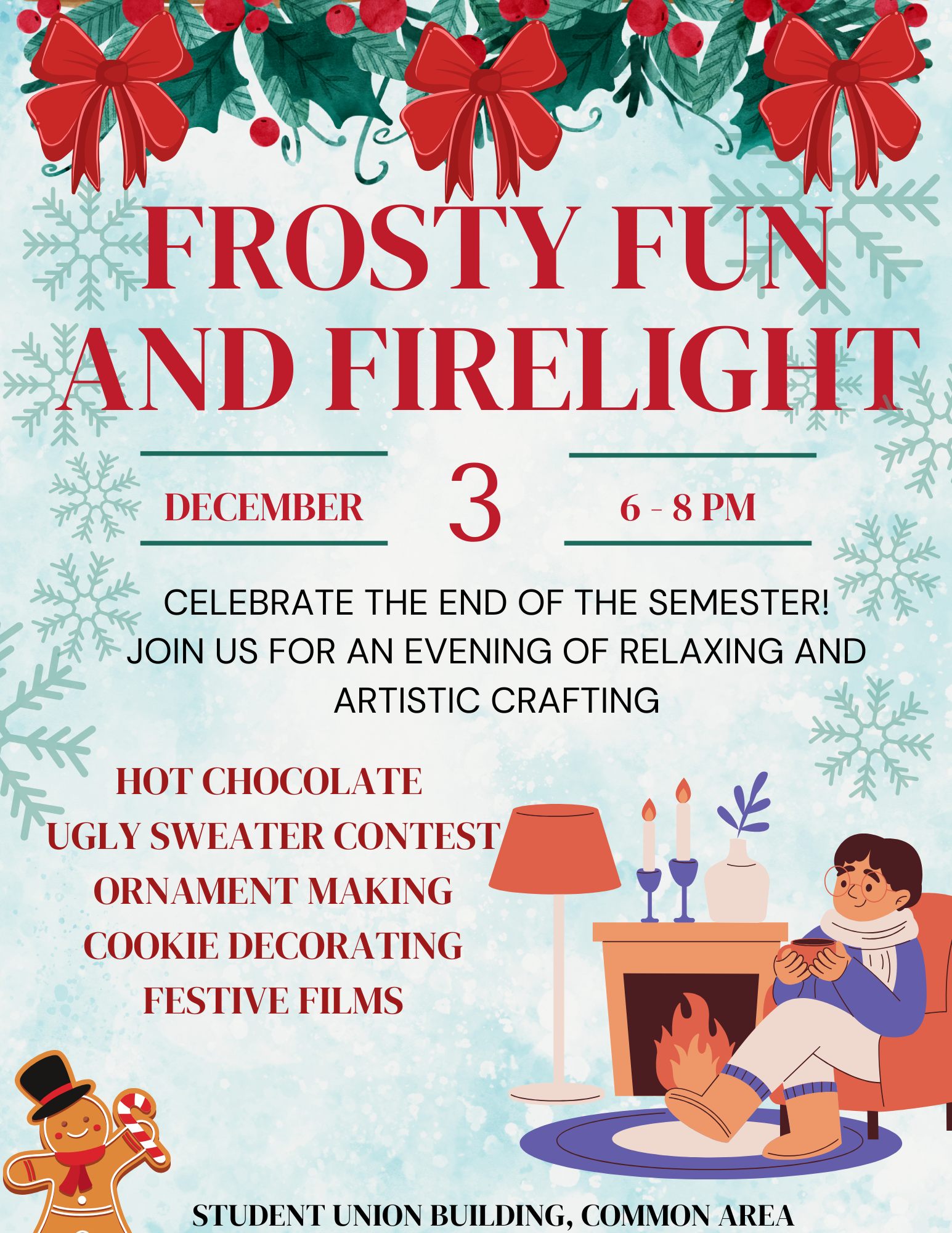 Frosty Fun and Firelight flyer