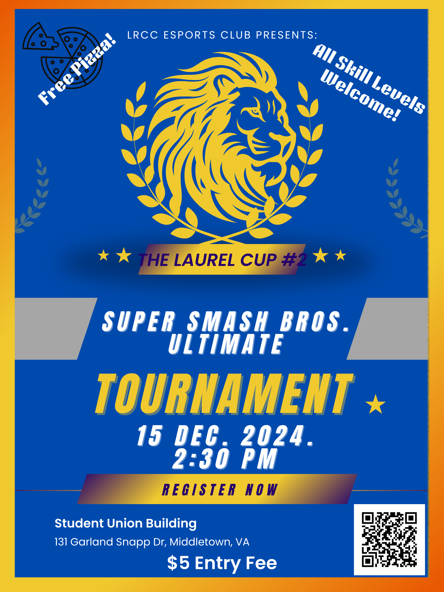 Smash Bros Tournament flyer