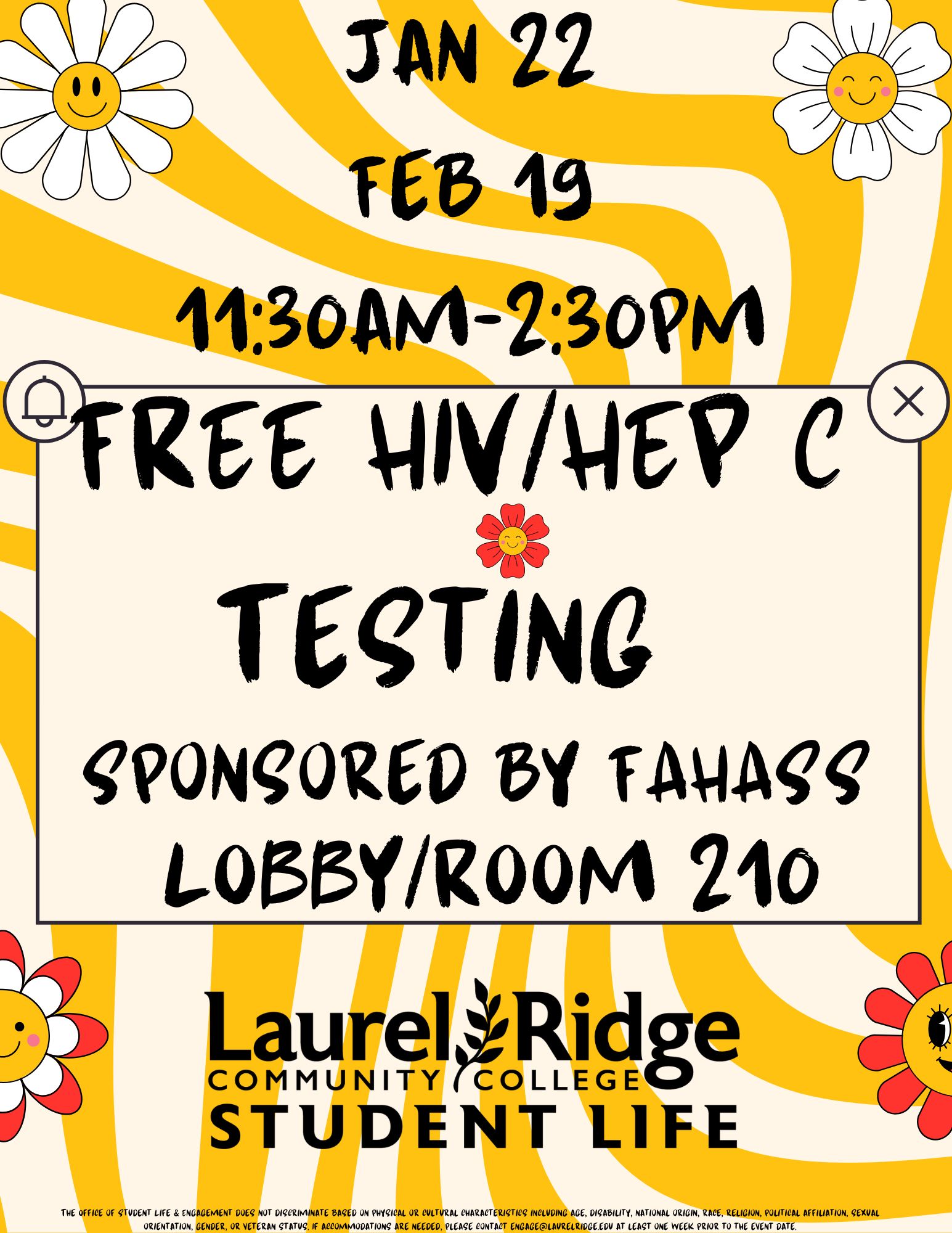 Free Testing Flyer