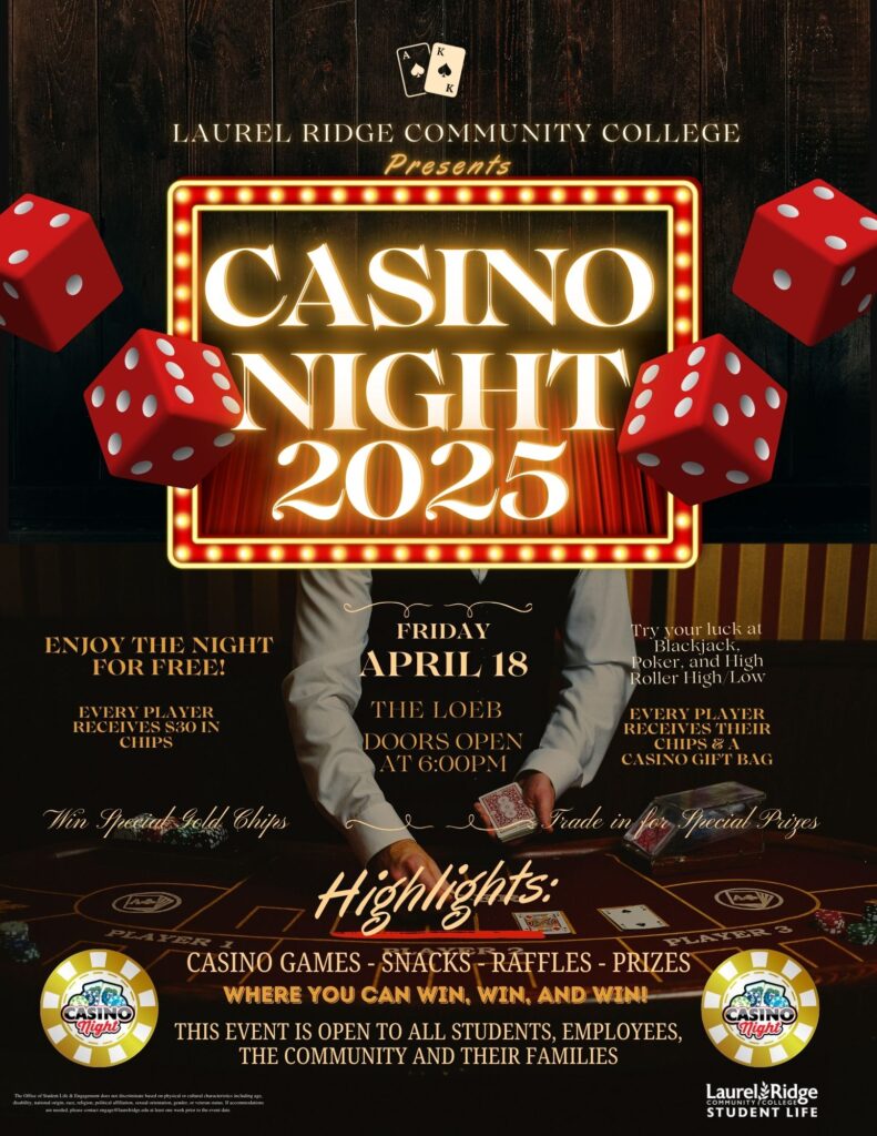 Casino Night flyer