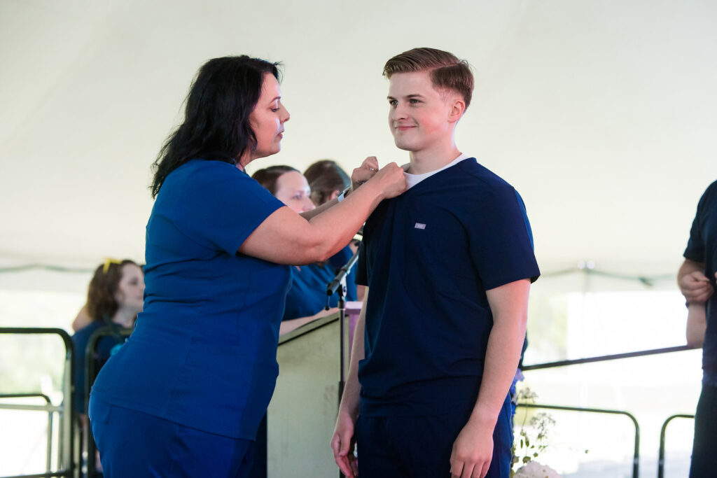 Laurel Ridge nursing student