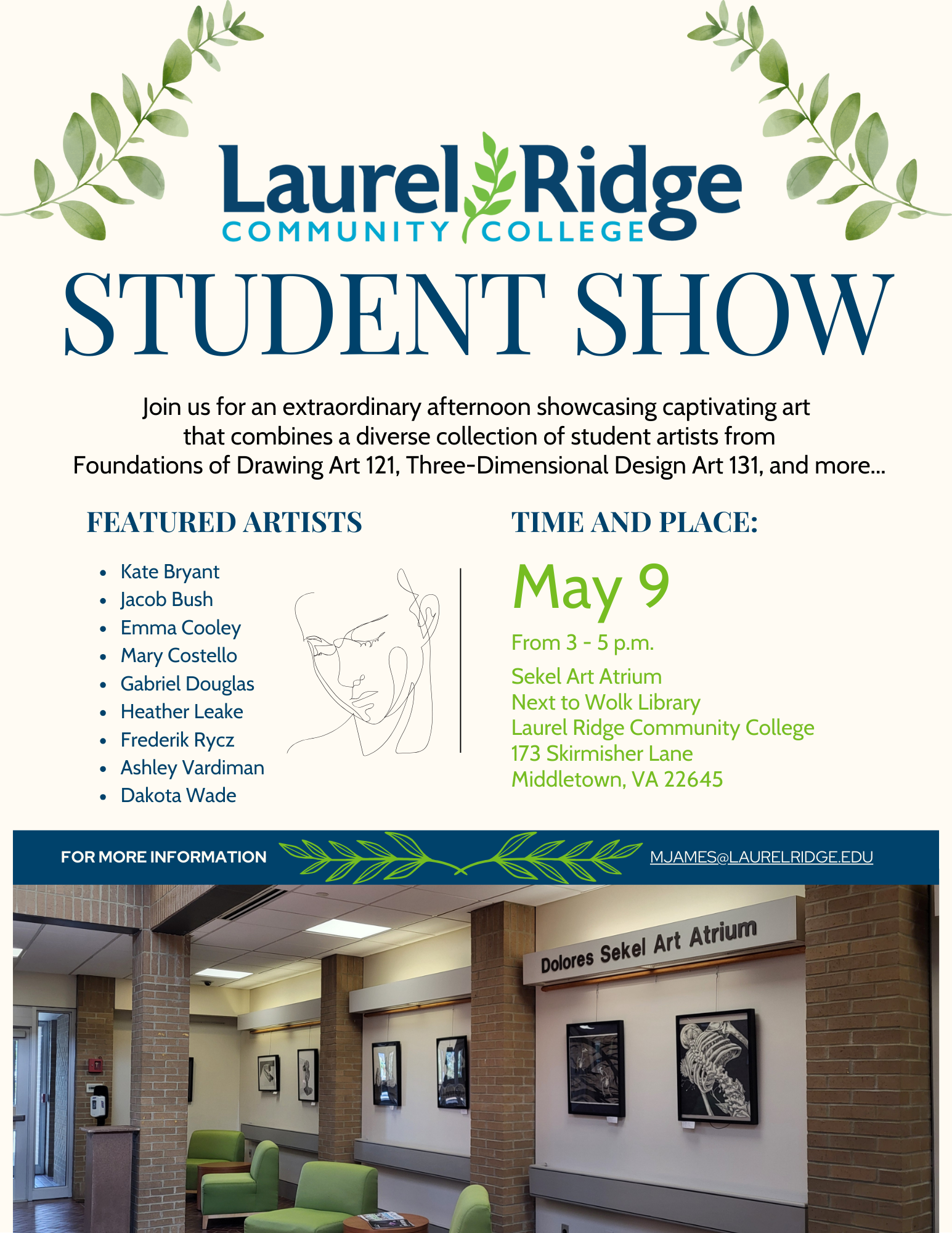 Student Art Show flyer