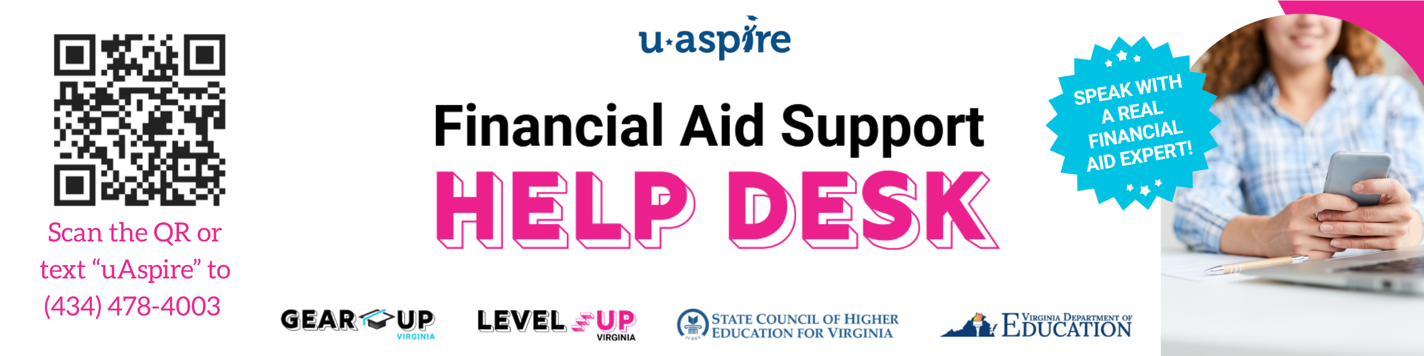 Fin Aid Support Help Desk banner