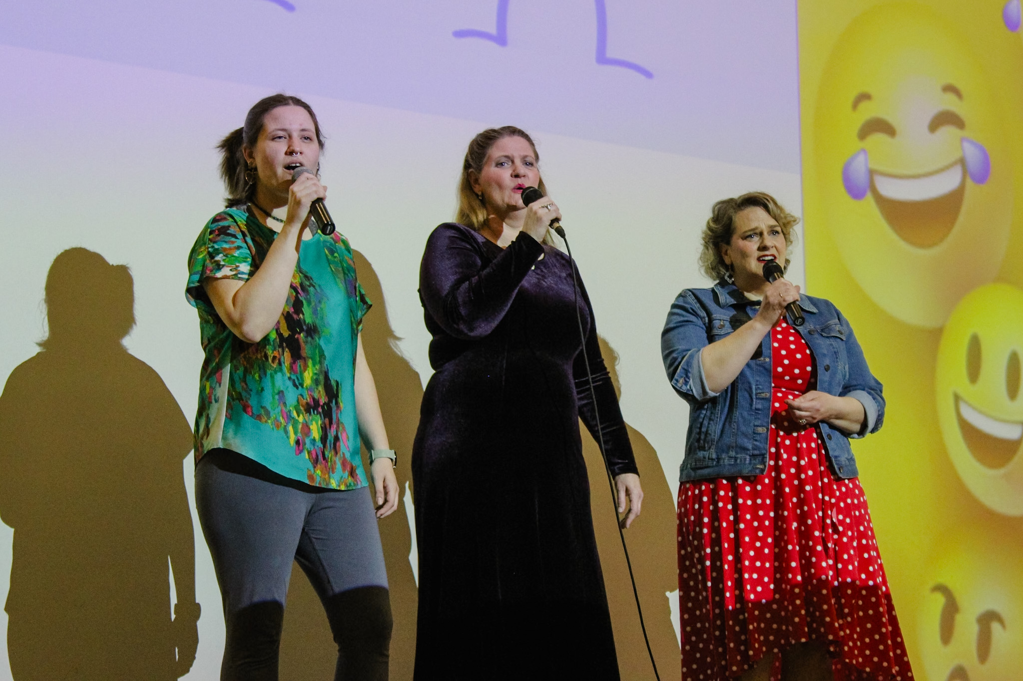 Photo of performers on stage