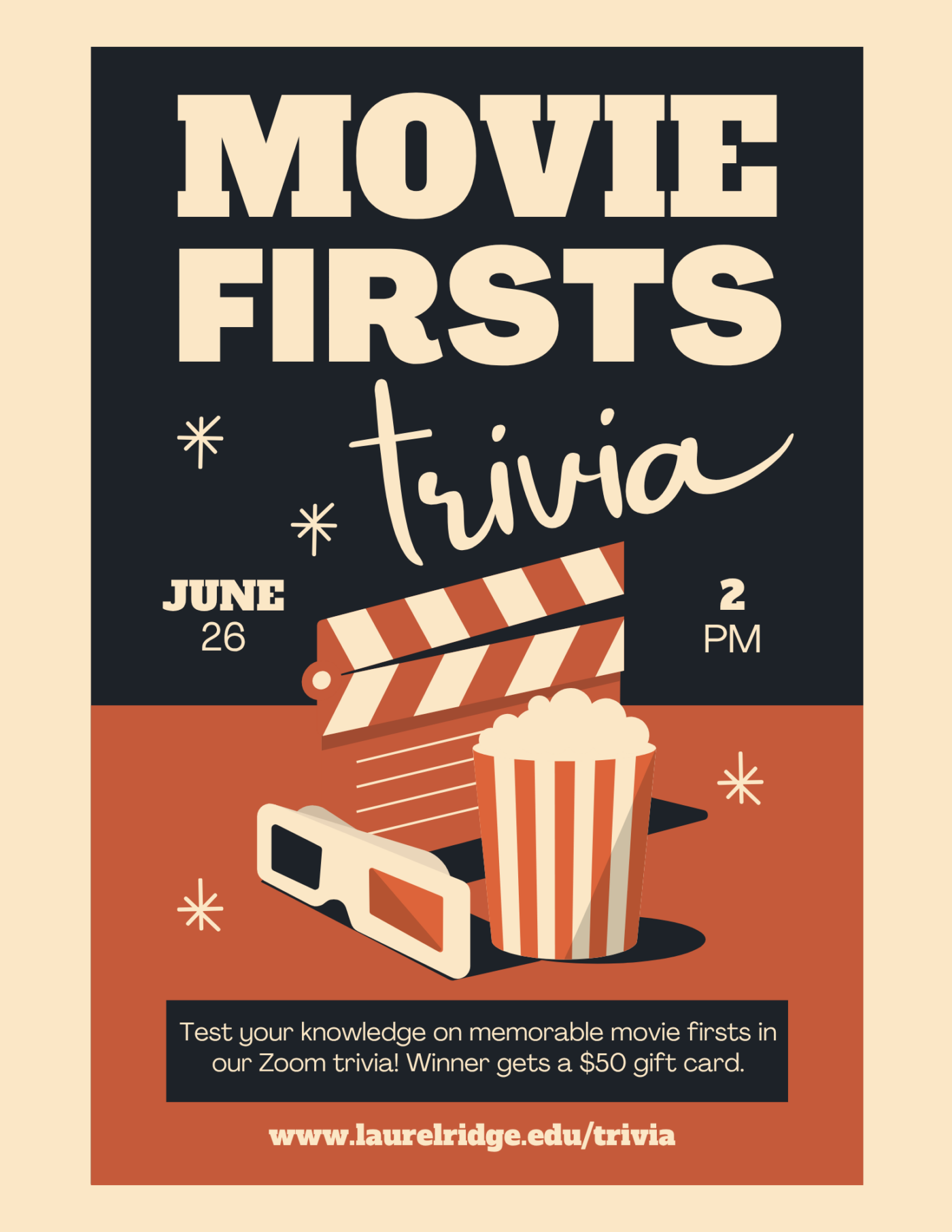 Movie Firsts Trivia ‣ Laurel Ridge Community College