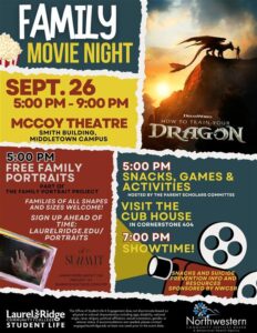Family Movie Night flyer