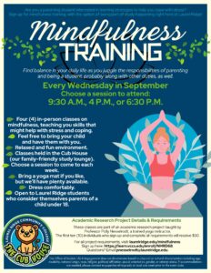 Mindfulness Training w Polly Flyer