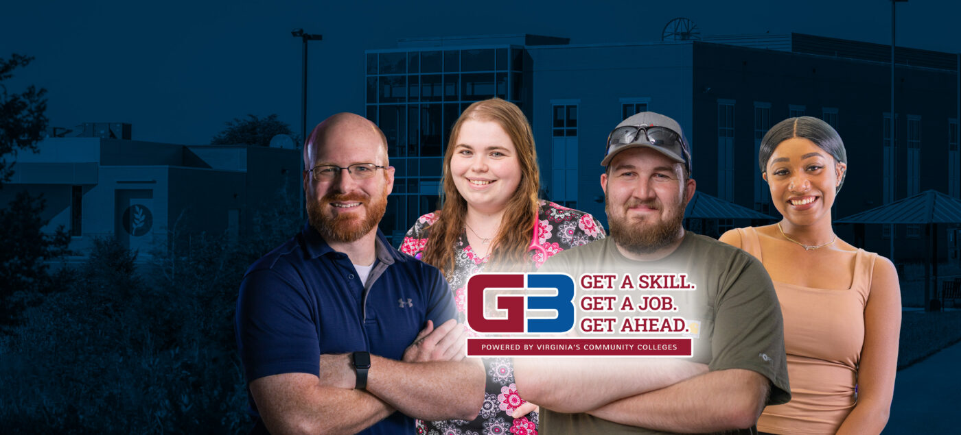 a group of four students, two men, and two women, stand behind the letter G and number 3