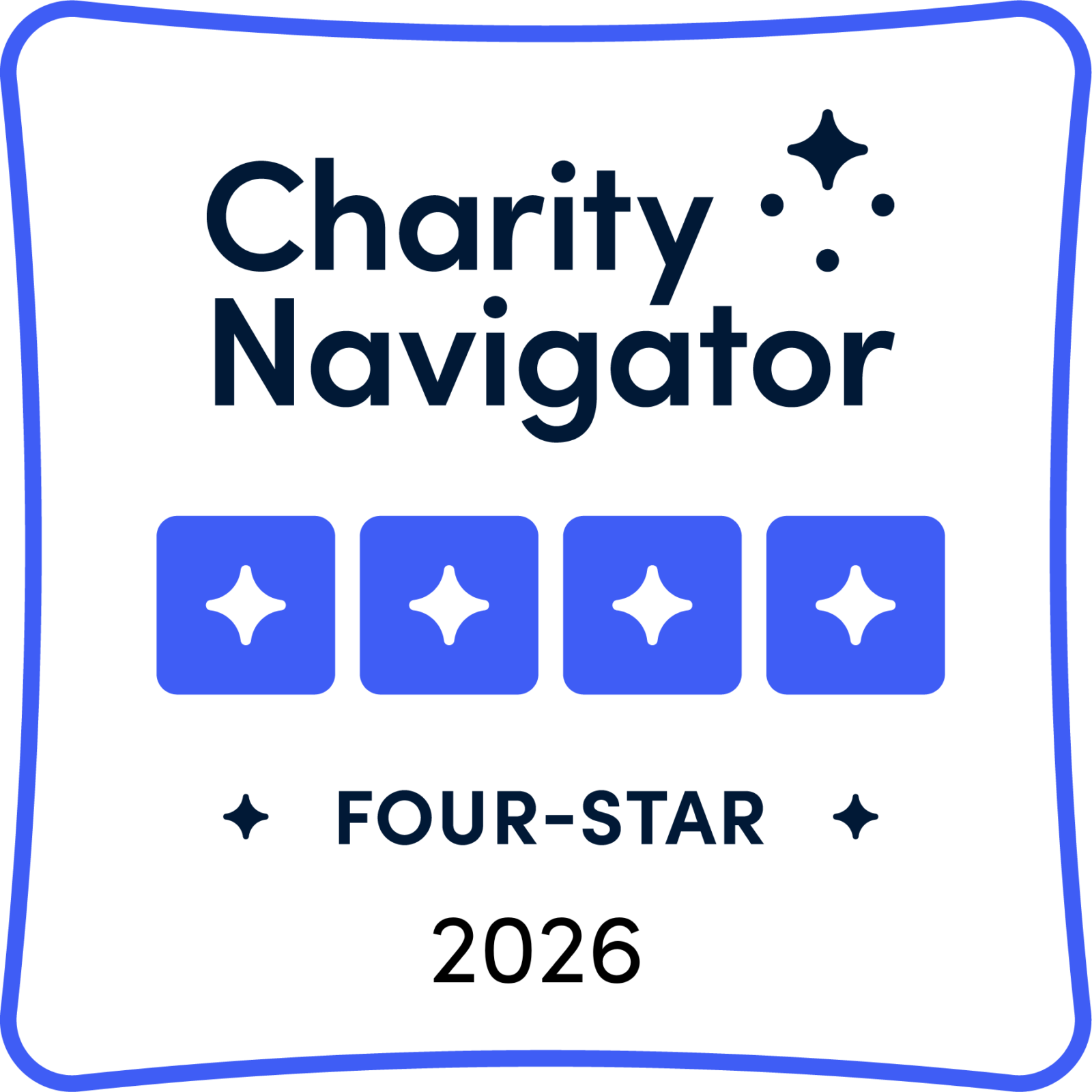 charity navigator four star 2026 badge
